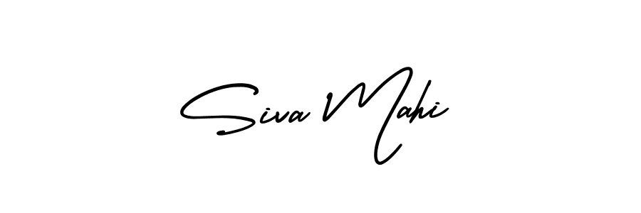 Design your own signature with our free online signature maker. With this signature software, you can create a handwritten (AmerikaSignatureDemo-Regular) signature for name Siva Mahi. Siva Mahi signature style 3 images and pictures png