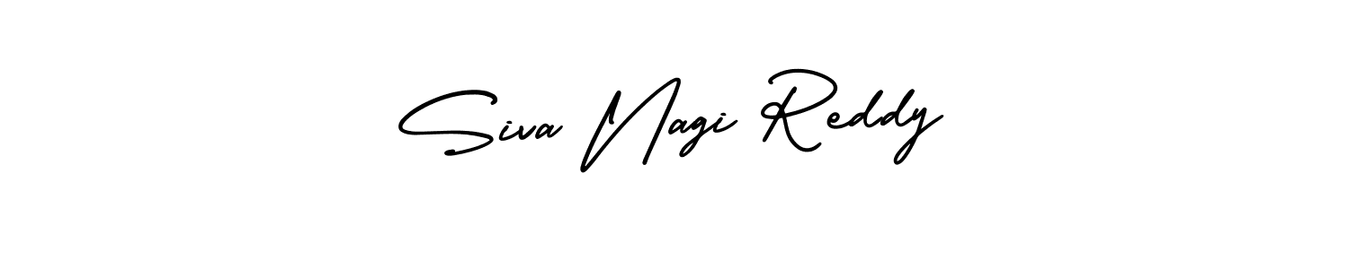 The best way (AmerikaSignatureDemo-Regular) to make a short signature is to pick only two or three words in your name. The name Siva Nagi Reddy include a total of six letters. For converting this name. Siva Nagi Reddy signature style 3 images and pictures png