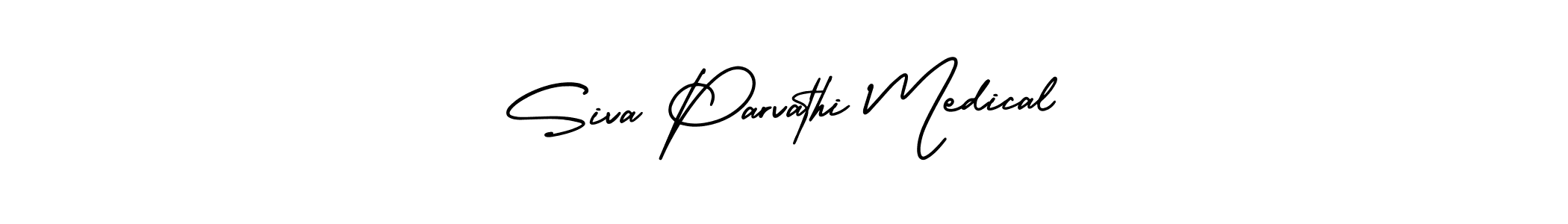 How to make Siva Parvathi Medical signature? AmerikaSignatureDemo-Regular is a professional autograph style. Create handwritten signature for Siva Parvathi Medical name. Siva Parvathi Medical signature style 3 images and pictures png