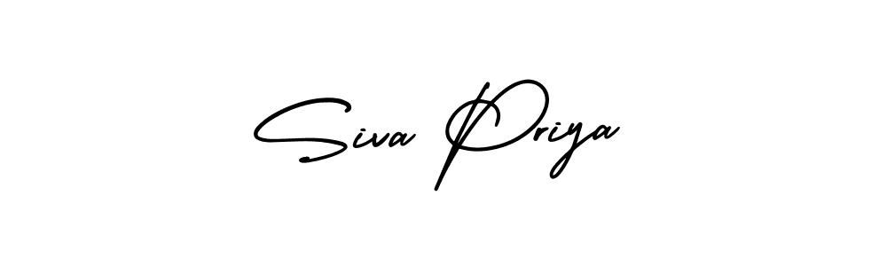 This is the best signature style for the Siva Priya name. Also you like these signature font (AmerikaSignatureDemo-Regular). Mix name signature. Siva Priya signature style 3 images and pictures png