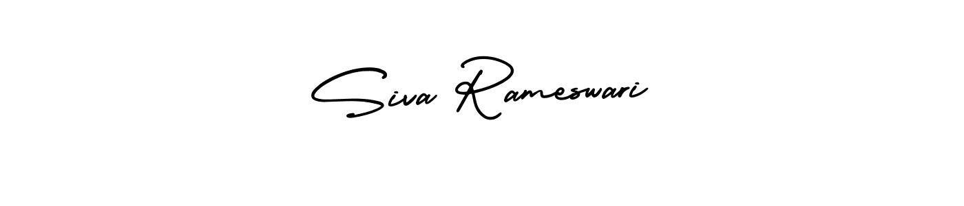 Make a beautiful signature design for name Siva Rameswari. With this signature (AmerikaSignatureDemo-Regular) style, you can create a handwritten signature for free. Siva Rameswari signature style 3 images and pictures png