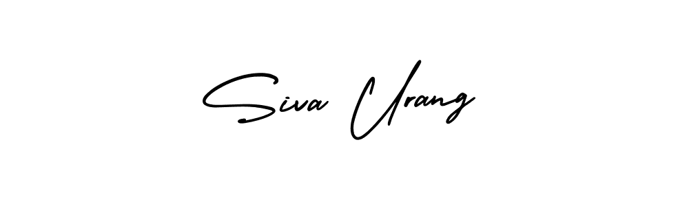 How to make Siva Urang signature? AmerikaSignatureDemo-Regular is a professional autograph style. Create handwritten signature for Siva Urang name. Siva Urang signature style 3 images and pictures png