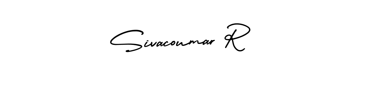 How to make Sivacoumar R signature? AmerikaSignatureDemo-Regular is a professional autograph style. Create handwritten signature for Sivacoumar R name. Sivacoumar R signature style 3 images and pictures png