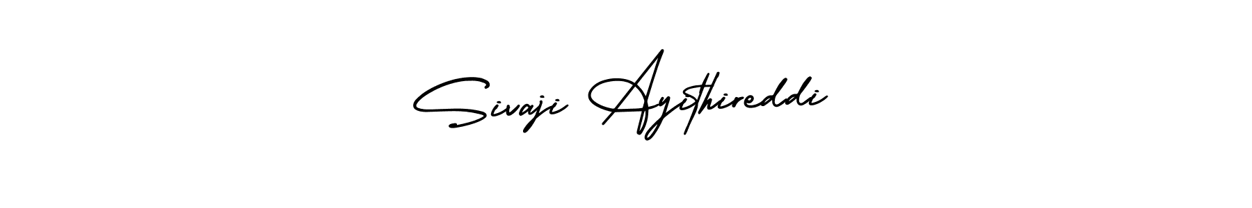 It looks lik you need a new signature style for name Sivaji Ayithireddi. Design unique handwritten (AmerikaSignatureDemo-Regular) signature with our free signature maker in just a few clicks. Sivaji Ayithireddi signature style 3 images and pictures png