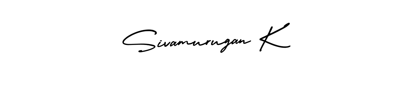 Make a beautiful signature design for name Sivamurugan K. With this signature (AmerikaSignatureDemo-Regular) style, you can create a handwritten signature for free. Sivamurugan K signature style 3 images and pictures png