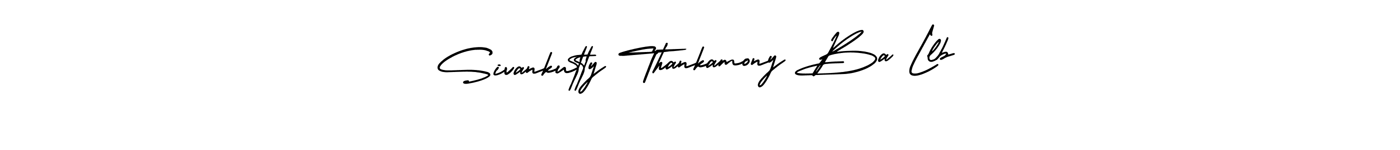 Similarly AmerikaSignatureDemo-Regular is the best handwritten signature design. Signature creator online .You can use it as an online autograph creator for name Sivankutty Thankamony Ba Llb. Sivankutty Thankamony Ba Llb signature style 3 images and pictures png