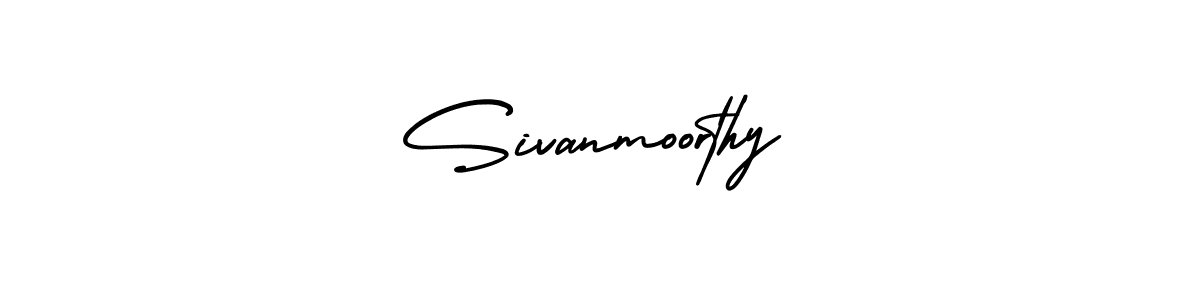 The best way (AmerikaSignatureDemo-Regular) to make a short signature is to pick only two or three words in your name. The name Sivanmoorthy include a total of six letters. For converting this name. Sivanmoorthy signature style 3 images and pictures png