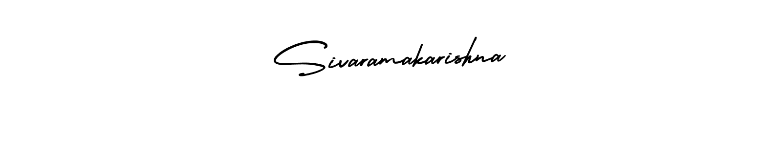You should practise on your own different ways (AmerikaSignatureDemo-Regular) to write your name (Sivaramakarishna) in signature. don't let someone else do it for you. Sivaramakarishna signature style 3 images and pictures png