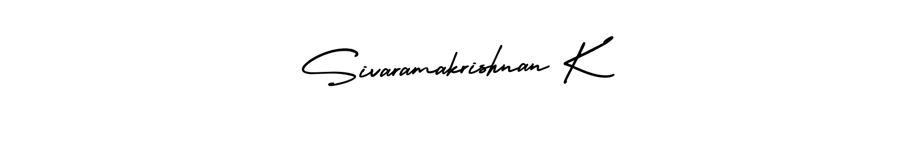 Design your own signature with our free online signature maker. With this signature software, you can create a handwritten (AmerikaSignatureDemo-Regular) signature for name Sivaramakrishnan K. Sivaramakrishnan K signature style 3 images and pictures png