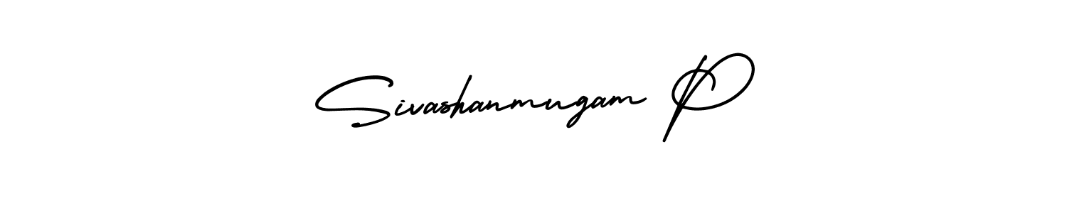 It looks lik you need a new signature style for name Sivashanmugam P. Design unique handwritten (AmerikaSignatureDemo-Regular) signature with our free signature maker in just a few clicks. Sivashanmugam P signature style 3 images and pictures png