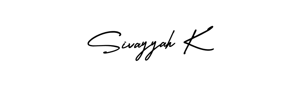 AmerikaSignatureDemo-Regular is a professional signature style that is perfect for those who want to add a touch of class to their signature. It is also a great choice for those who want to make their signature more unique. Get Sivayyah K name to fancy signature for free. Sivayyah K signature style 3 images and pictures png