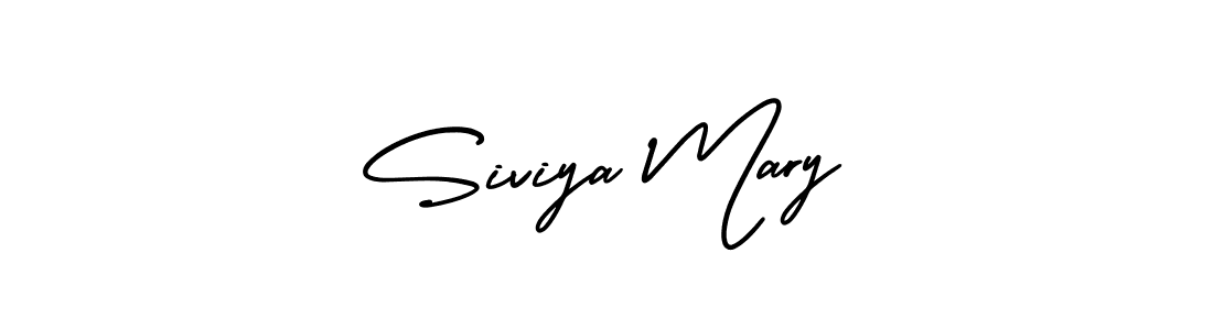 if you are searching for the best signature style for your name Siviya Mary. so please give up your signature search. here we have designed multiple signature styles  using AmerikaSignatureDemo-Regular. Siviya Mary signature style 3 images and pictures png