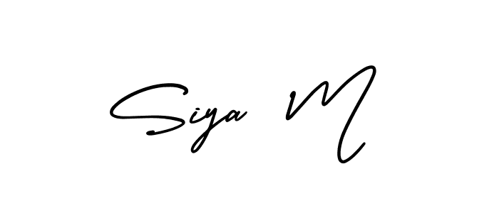 AmerikaSignatureDemo-Regular is a professional signature style that is perfect for those who want to add a touch of class to their signature. It is also a great choice for those who want to make their signature more unique. Get Siya  M name to fancy signature for free. Siya  M signature style 3 images and pictures png