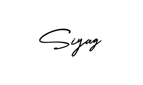 if you are searching for the best signature style for your name Siyag. so please give up your signature search. here we have designed multiple signature styles  using AmerikaSignatureDemo-Regular. Siyag signature style 3 images and pictures png