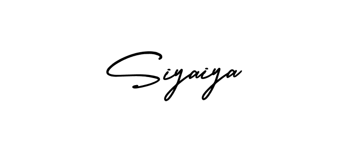 Siyaiya stylish signature style. Best Handwritten Sign (AmerikaSignatureDemo-Regular) for my name. Handwritten Signature Collection Ideas for my name Siyaiya. Siyaiya signature style 3 images and pictures png