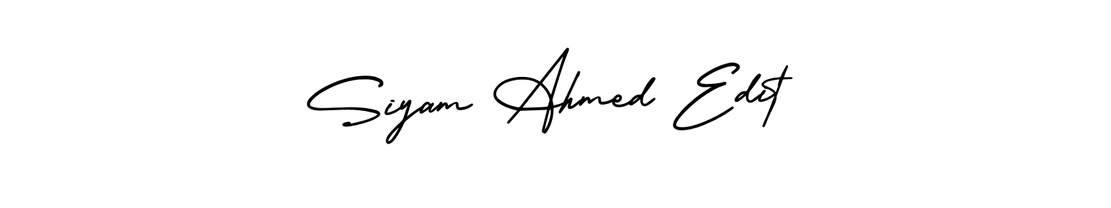 Also we have Siyam Ahmed Edit name is the best signature style. Create professional handwritten signature collection using AmerikaSignatureDemo-Regular autograph style. Siyam Ahmed Edit signature style 3 images and pictures png