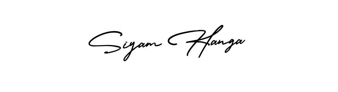 It looks lik you need a new signature style for name Siyam Hanga. Design unique handwritten (AmerikaSignatureDemo-Regular) signature with our free signature maker in just a few clicks. Siyam Hanga signature style 3 images and pictures png