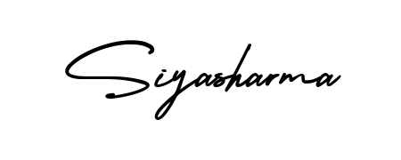 Personalize your online presence with Siyasharma signature rendered in elegant AmerikaSignatureDemo-Regular font. Great for website footers and blogs. Siyasharma signature style 3 images and pictures png