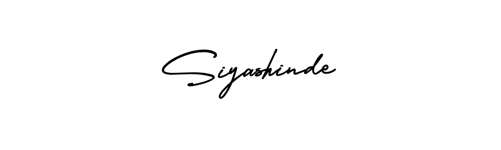 You should practise on your own different ways (AmerikaSignatureDemo-Regular) to write your name (Siyashinde) in signature. don't let someone else do it for you. Siyashinde signature style 3 images and pictures png