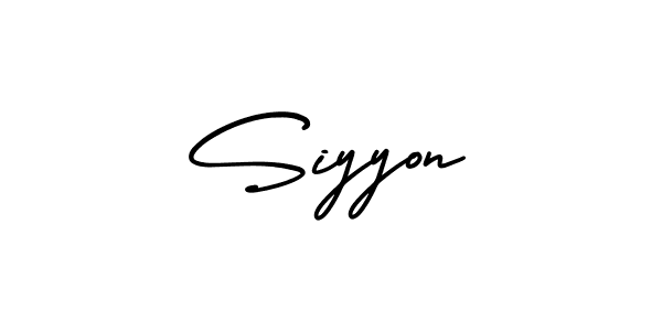 How to Draw Siyyon signature style? AmerikaSignatureDemo-Regular is a latest design signature styles for name Siyyon. Siyyon signature style 3 images and pictures png
