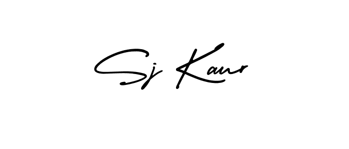 How to make Sj Kaur signature? AmerikaSignatureDemo-Regular is a professional autograph style. Create handwritten signature for Sj Kaur name. Sj Kaur signature style 3 images and pictures png