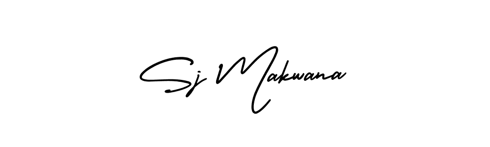 Best and Professional Signature Style for Sj Makwana. AmerikaSignatureDemo-Regular Best Signature Style Collection. Sj Makwana signature style 3 images and pictures png