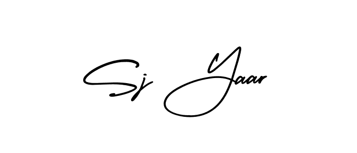 See photos of Sj Yaar official signature by Spectra . Check more albums & portfolios. Read reviews & check more about AmerikaSignatureDemo-Regular font. Sj Yaar signature style 3 images and pictures png