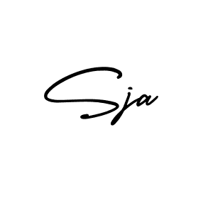 Use a signature maker to create a handwritten signature online. With this signature software, you can design (AmerikaSignatureDemo-Regular) your own signature for name Sja. Sja signature style 3 images and pictures png