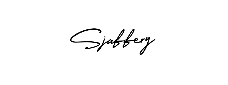 Similarly AmerikaSignatureDemo-Regular is the best handwritten signature design. Signature creator online .You can use it as an online autograph creator for name Sjaffery. Sjaffery signature style 3 images and pictures png