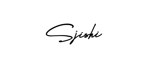 Create a beautiful signature design for name Sjishi. With this signature (AmerikaSignatureDemo-Regular) fonts, you can make a handwritten signature for free. Sjishi signature style 3 images and pictures png