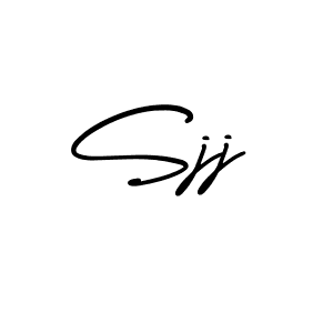 if you are searching for the best signature style for your name Sjj. so please give up your signature search. here we have designed multiple signature styles  using AmerikaSignatureDemo-Regular. Sjj signature style 3 images and pictures png