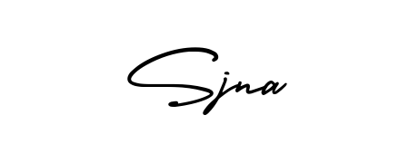 Discover how Sjna looks in an executive cursive font (AmerikaSignatureDemo-Regular). Perfect for legal documents, invoices, and certificates. Sjna signature style 3 images and pictures png