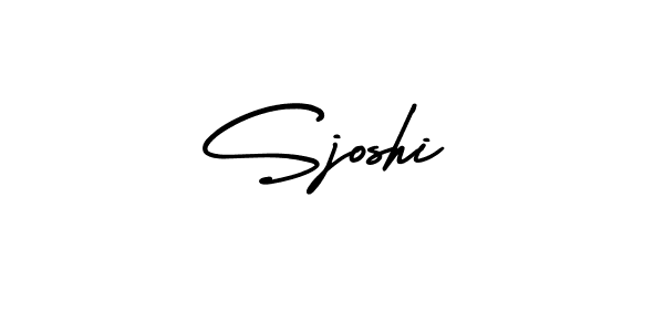 How to make Sjoshi signature? AmerikaSignatureDemo-Regular is a professional autograph style. Create handwritten signature for Sjoshi name. Sjoshi signature style 3 images and pictures png
