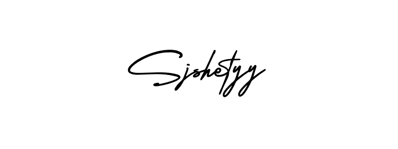 How to make Sjshetyy signature? AmerikaSignatureDemo-Regular is a professional autograph style. Create handwritten signature for Sjshetyy name. Sjshetyy signature style 3 images and pictures png