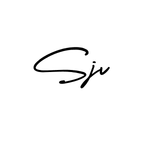 Best and Professional Signature Style for Sjv. AmerikaSignatureDemo-Regular Best Signature Style Collection. Sjv signature style 3 images and pictures png