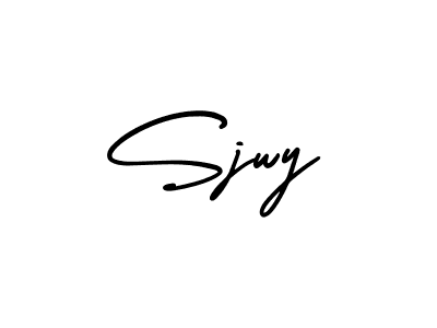 Create a beautiful signature design for name Sjwy. With this signature (AmerikaSignatureDemo-Regular) fonts, you can make a handwritten signature for free. Sjwy signature style 3 images and pictures png