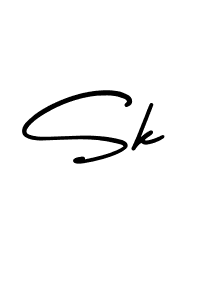 AmerikaSignatureDemo-Regular is a professional signature style that is perfect for those who want to add a touch of class to their signature. It is also a great choice for those who want to make their signature more unique. Get Sk name to fancy signature for free. Sk signature style 3 images and pictures png