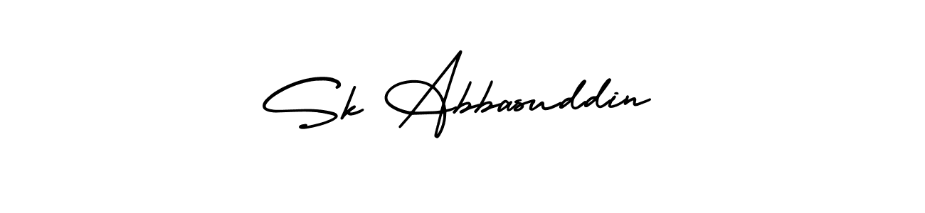 Make a beautiful signature design for name Sk Abbasuddin. Use this online signature maker to create a handwritten signature for free. Sk Abbasuddin signature style 3 images and pictures png