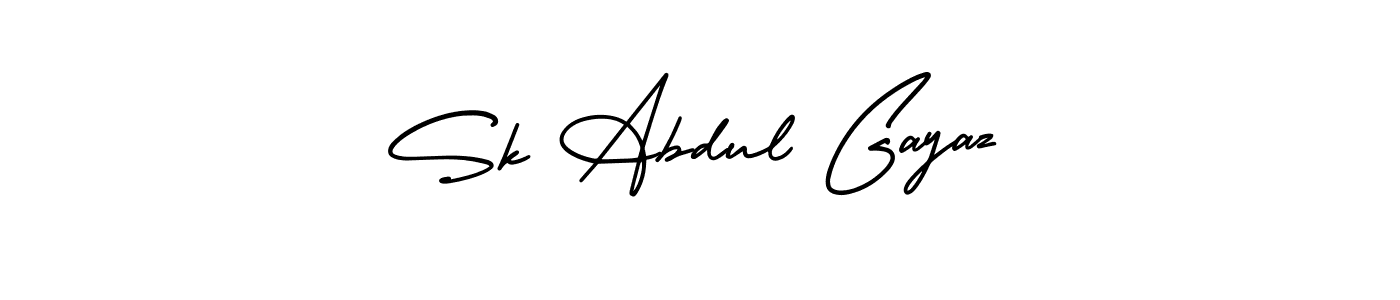 Use a signature maker to create a handwritten signature online. With this signature software, you can design (AmerikaSignatureDemo-Regular) your own signature for name Sk Abdul Gayaz. Sk Abdul Gayaz signature style 3 images and pictures png