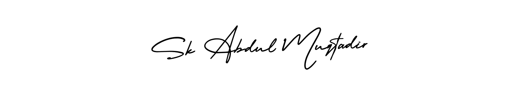 How to Draw Sk Abdul Muqtadir signature style? AmerikaSignatureDemo-Regular is a latest design signature styles for name Sk Abdul Muqtadir. Sk Abdul Muqtadir signature style 3 images and pictures png