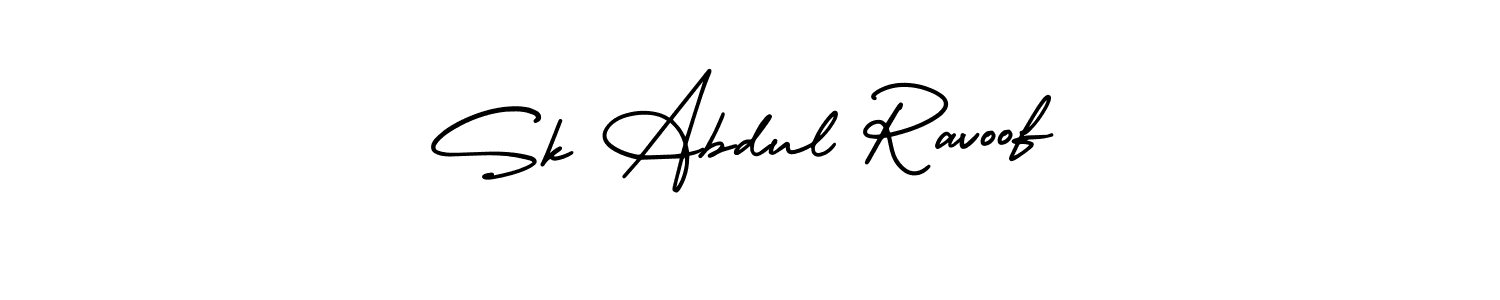 How to make Sk Abdul Ravoof signature? AmerikaSignatureDemo-Regular is a professional autograph style. Create handwritten signature for Sk Abdul Ravoof name. Sk Abdul Ravoof signature style 3 images and pictures png