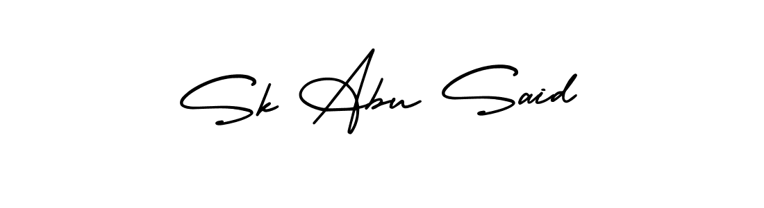 if you are searching for the best signature style for your name Sk Abu Said. so please give up your signature search. here we have designed multiple signature styles  using AmerikaSignatureDemo-Regular. Sk Abu Said signature style 3 images and pictures png