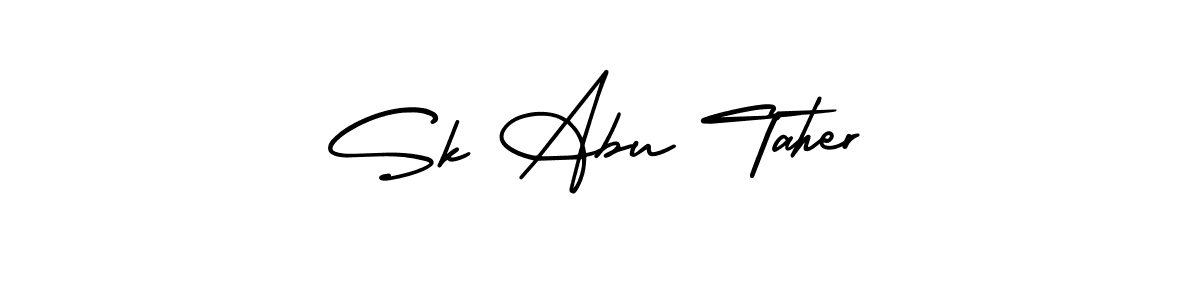 Make a short Sk Abu Taher signature style. Manage your documents anywhere anytime using AmerikaSignatureDemo-Regular. Create and add eSignatures, submit forms, share and send files easily. Sk Abu Taher signature style 3 images and pictures png