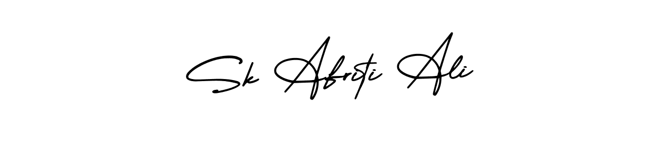 How to make Sk Afriti Ali signature? AmerikaSignatureDemo-Regular is a professional autograph style. Create handwritten signature for Sk Afriti Ali name. Sk Afriti Ali signature style 3 images and pictures png
