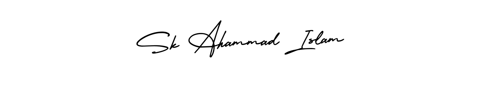 Also we have Sk Ahammad Islam name is the best signature style. Create professional handwritten signature collection using AmerikaSignatureDemo-Regular autograph style. Sk Ahammad Islam signature style 3 images and pictures png