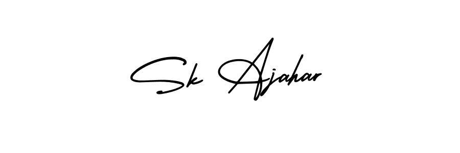 Best and Professional Signature Style for Sk Ajahar. AmerikaSignatureDemo-Regular Best Signature Style Collection. Sk Ajahar signature style 3 images and pictures png