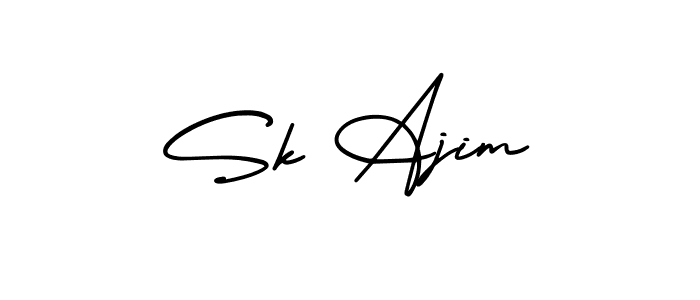 Once you've used our free online signature maker to create your best signature AmerikaSignatureDemo-Regular style, it's time to enjoy all of the benefits that Sk Ajim name signing documents. Sk Ajim signature style 3 images and pictures png