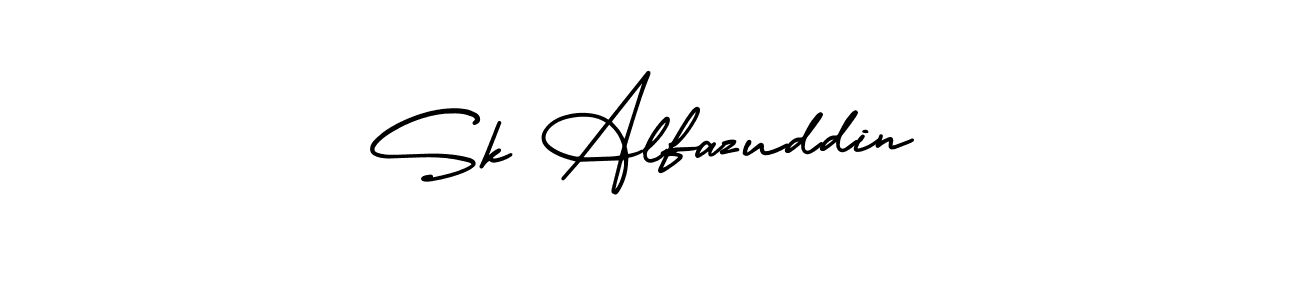 You should practise on your own different ways (AmerikaSignatureDemo-Regular) to write your name (Sk Alfazuddin) in signature. don't let someone else do it for you. Sk Alfazuddin signature style 3 images and pictures png