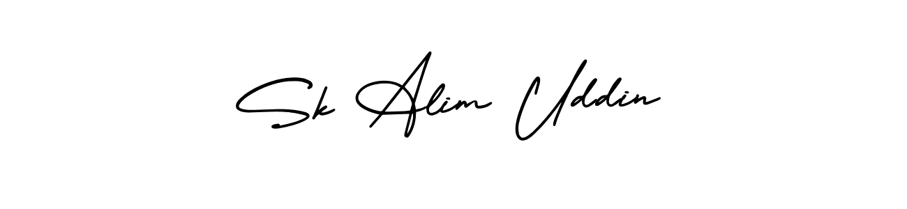 Also we have Sk Alim Uddin name is the best signature style. Create professional handwritten signature collection using AmerikaSignatureDemo-Regular autograph style. Sk Alim Uddin signature style 3 images and pictures png