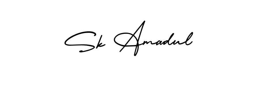 Best and Professional Signature Style for Sk Amadul. AmerikaSignatureDemo-Regular Best Signature Style Collection. Sk Amadul signature style 3 images and pictures png